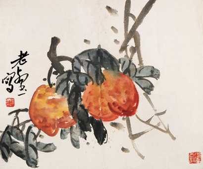 赵云壑 双寿 带框